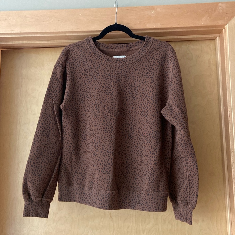 Abercrombie Leopard Sweatshirt Size M